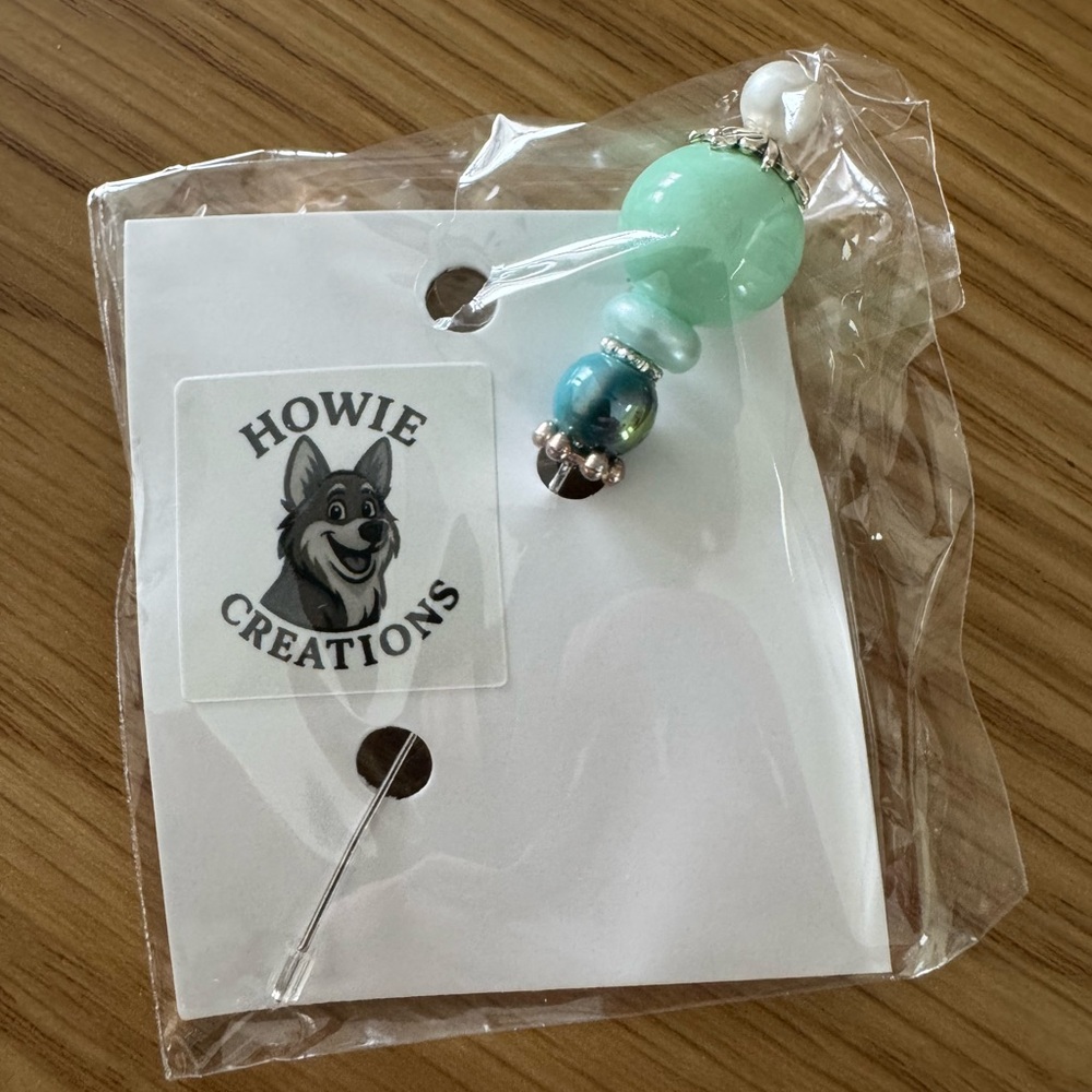 Howie Creations Beaded Stick Pin - NWOT